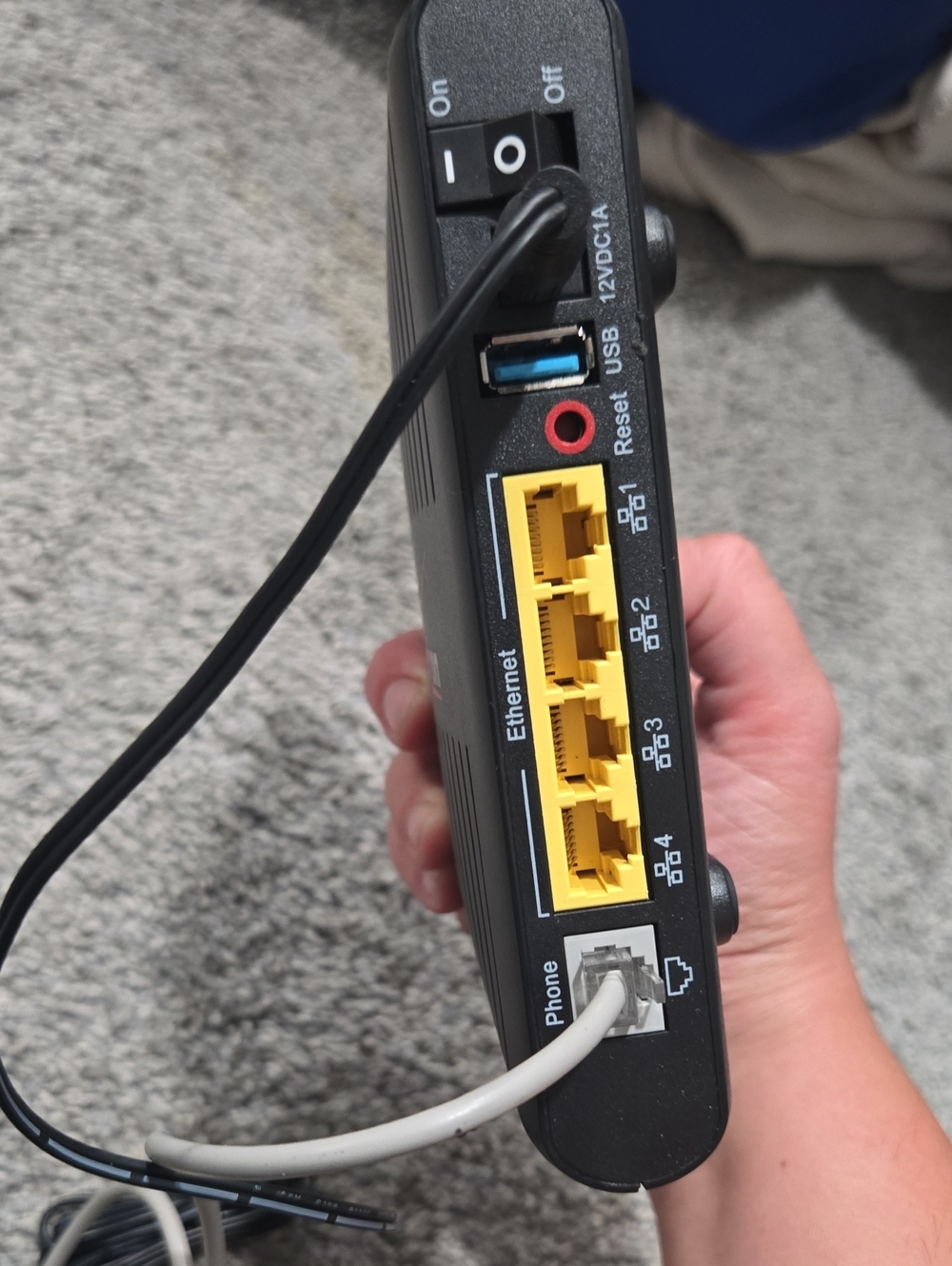 Verizon model GT784WNV Actiontec DSL Router Internet Modem - Picture 4 of 4